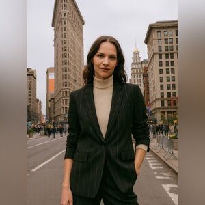 EUC Nili Lotan for Target Pinstripe Blazer Size S